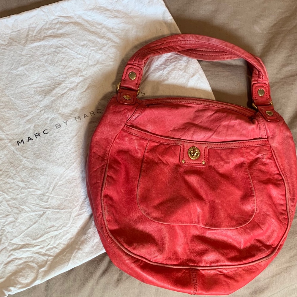 Marc Jacobs | Red Leather Hobo Purse